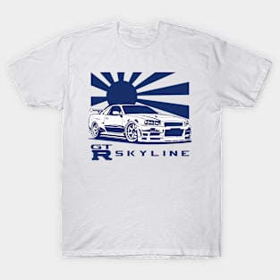 R34 GTR Skyline JDM Cars T-Shirt